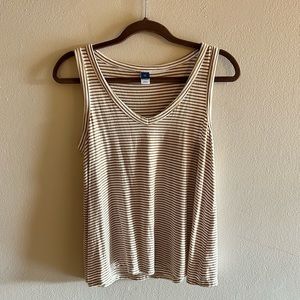 NWOT Old Navy Luxe Stripped Tank Top